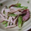 おりょせん's cooksnap of when they made スモークチキンとセロリの和え物.