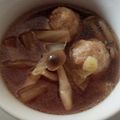 ☆佳恵☆'s cooksnap of when they made 冷凍肉団子で＊卵と白菜の中華スープ.