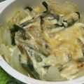 菜果志's cooksnap of when they made 簡単★時短！新玉ねぎとアスパラのチーズ焼.