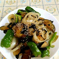 ジャスミン糖's cooksnap of when they made 茄子と玉葱の海苔中華風炒め.
