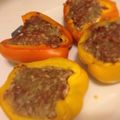 クックPB5WVW☆'s cooksnap of when they made カラフルパプリカの肉詰め.