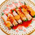 トモ♡'s cooksnap of when they made 豚肉のねぎオクラ巻き～ピリ辛香味ダレ～.