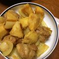 ダサコ's cooksnap of when they made 鶏肉とじゃがいものカレー炒め.
