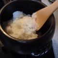 かす”お's cooksnap of when they made 我が家の土鍋ご飯.