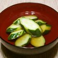 meg115's cooksnap of when they made 夏☀胡瓜のお吸い物☀富山限定?.