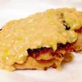 ecocafe22's cooksnap of when they made 鶏ムネの西京味噌マヨ焼き.