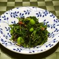 meg115's cooksnap of when they made おかひじき・ひじきの塩昆布梅胡麻和え.