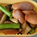 きゃんま's cooksnap of when they made *お弁当*ウインナーとアスパラのこく炒め.