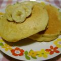 みんとこ's cooksnap of when they made 米粉で☆バナナ豆乳パンケーキ.