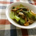 tommy 0304's cooksnap of when they made チンゲンサイの炒め物.