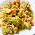 わらいおん's cooksnap of when they made アボカドと卵の炒め物.