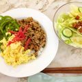 余裕っ子ピーマン's cooksnap of when they made 鶏そぼろ丼ぶり.