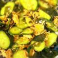 sara99's cooksnap of when they made 即完食！キュウリとわかめとツナのあえ物.