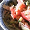 ママの小さなオフィス's cooksnap of when they made ゴーヤとトマトのサラダ.