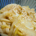 naoworks's cooksnap of when they made 白菜とろとろ♪簡単焼きうどん.