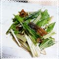 ＴＯＭＯＷＡＴ's cooksnap of when they made 簡単、うなぎと水菜の和え物(丼としても).