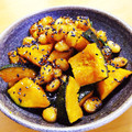 なうのす's cooksnap of when they made 揚げ大豆と南瓜の大学芋風.