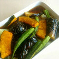 sweet_rose's cooksnap of when they made 黒酢で！夏野菜の揚げびたし.