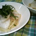 なないく's cooksnap of when they made かぶの梅味噌スパゲティ.