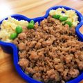マナとエミ's cooksnap of when they made ＊枝豆の＊三色丼＊.