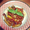 soranoka's cooksnap of when they made 自家製なすとバジルのトマトパスタ♫.
