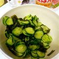 ようすけちゃん's cooksnap of when they made さっぱり美味しい♡簡単きゅうりの酢の物.