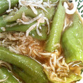 アクオス♪'s cooksnap of when they made 万願寺とうがらしとじゃこの炊いたん.