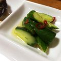 おちゃわん＊'s cooksnap of when they made きゅうりのスタミナ1本漬け.