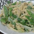 mrclover's cooksnap of when they made レタス消費！シャキシャキしんなり卵とじ☆.