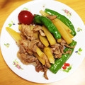 sho109's cooksnap of when they made ししとうとじゃがいもと豚肉の炒め物♪簡単.