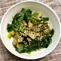 clover3664's cooksnap of when they made 速攻！ニラとあさりの中華風おひたし.