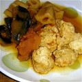 ゆみっしー(⁠◍⁠•⁠ᴗ⁠•⁠◍⁠)'s cooksnap of when they made 簡単煮物！かぼちゃと鶏だんご.