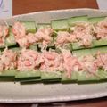 すみれの's cooksnap of when they made おばけきゅうり消費☆きゅうり盛りサラダ.