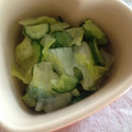 はぁ♡'s cooksnap of when they made ＊きゅうりとレタスの即席お漬け物＊.