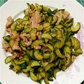 ぱりぱりっこ's cooksnap of when they made きゅうりと豚バラの炒めもの.