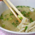 にゃぁくん's cooksnap of when they made えのきの中華風味噌汁.
