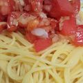 あろたんZ's cooksnap of when they made 甘えびとトマトの冷製パスタ.