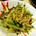 にしょ。's cooksnap of when they made 捨てないで～✿スイカの皮でお漬物✿.
