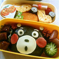 あみごっち's cooksnap of when they made キャラ弁 簡単らくらく くまモン.