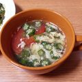 mooopp's cooksnap of when they made 朝の超簡単ねばねば長芋オクラスープ☆.