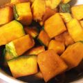 よぅむ's cooksnap of when they made お弁当に♪レンジで１分×３かぼちゃの煮物.