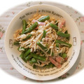 ☆AMR☆'s cooksnap of when they made えのきといんげんのベーコンバター炒め.