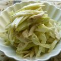 Satoco❋'s cooksnap of when they made ささ身とセロリの柚子マヨ和え.