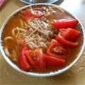 しぃずず's cooksnap of when they made 麻婆豆腐の素で麻婆うどん.