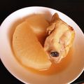 ぽん55's cooksnap of when they made ☆大根と鶏肉の骨付きぶつ切りの煮物.