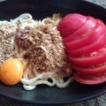 なかつかさのたいふ's cooksnap of when they made 手抜きで、うめ～おかかのぶっかけうどん★.