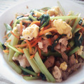 ∞くぅ∞'s cooksnap of when they made 野菜たっぷり！豚肉と小松菜の炒めもの☆.