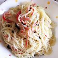 ☆SNOOPYさん☆'s cooksnap of when they made 冷蔵庫にある物で♪そうめんチャンプルー風.