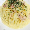 Star7Moon's cooksnap of when they made カルボナーラ.