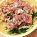 bugiugi's cooksnap of when they made 切ってまぜるだけ！簡単！鯵のなめろう.